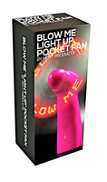 Blow Me Light Up Pocket Fan