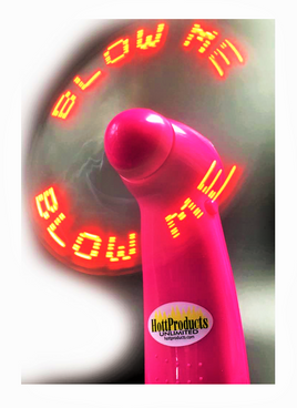 Blow Me Light Up Pocket Fan