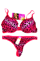 Cheetah Print Bra and Panty Set