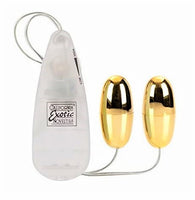 Calexotics Pocket Exotic Vibrating Double Gold Bullets