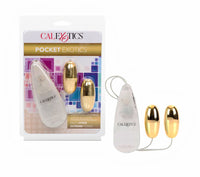 Calexotics Pocket Exotic Vibrating Double Gold Bullets