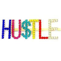 HUSTLE - Rhinestone Hair Pin