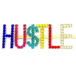 HUSTLE - Rhinestone Hair Pin