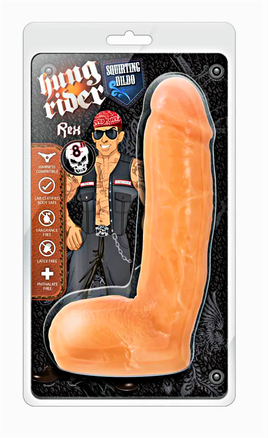 Hung Rider Rex spritzt Dildo