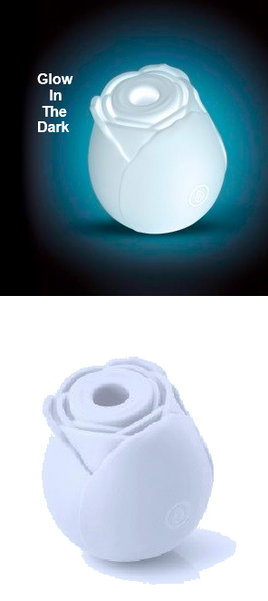 Inya Glow In The Dark White Rose