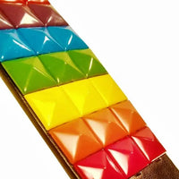 LGBTQ Pride Rainbow Pyramid Belt
