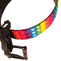 LGBTQ Pride Rainbow Pyramid Belt