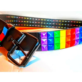 LGBTQ Pride Rainbow Pyramid Belt
