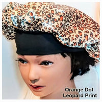 Leopard Bonnet Hair Cap