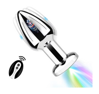 Remote Control Light Up Anal Plug