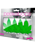 PEEKABOO Pot  Leaf Nipple Pasties