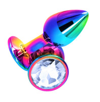 Rear Assets Multicolor Clear Anal Plug