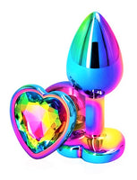 Rear Assets Multicolor Heart Anal Plug