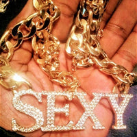 SEXY - Bling Bling Hip Hop Necklace