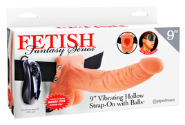 Fetish Fantasy Series 9'' Vibrating Strap On'
