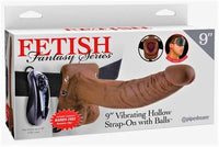 Fetish Fantasy Series 9'' Vibrating Strap On