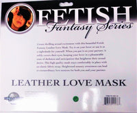 Fetish Fantasy Series Leather Love Mask Blindfold